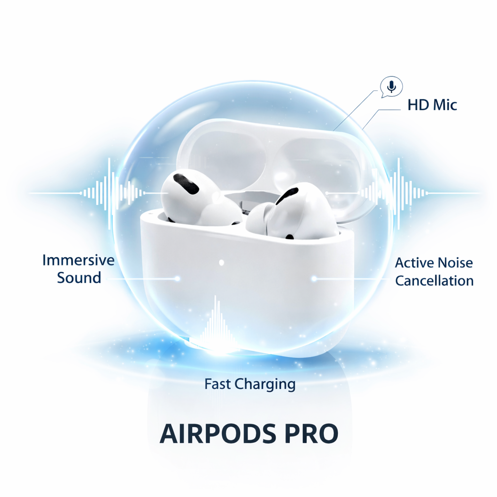 Premium TWS Bluetooth Earbuds with Charging Case | HD Mic, Deep Bass & Long Battery Life