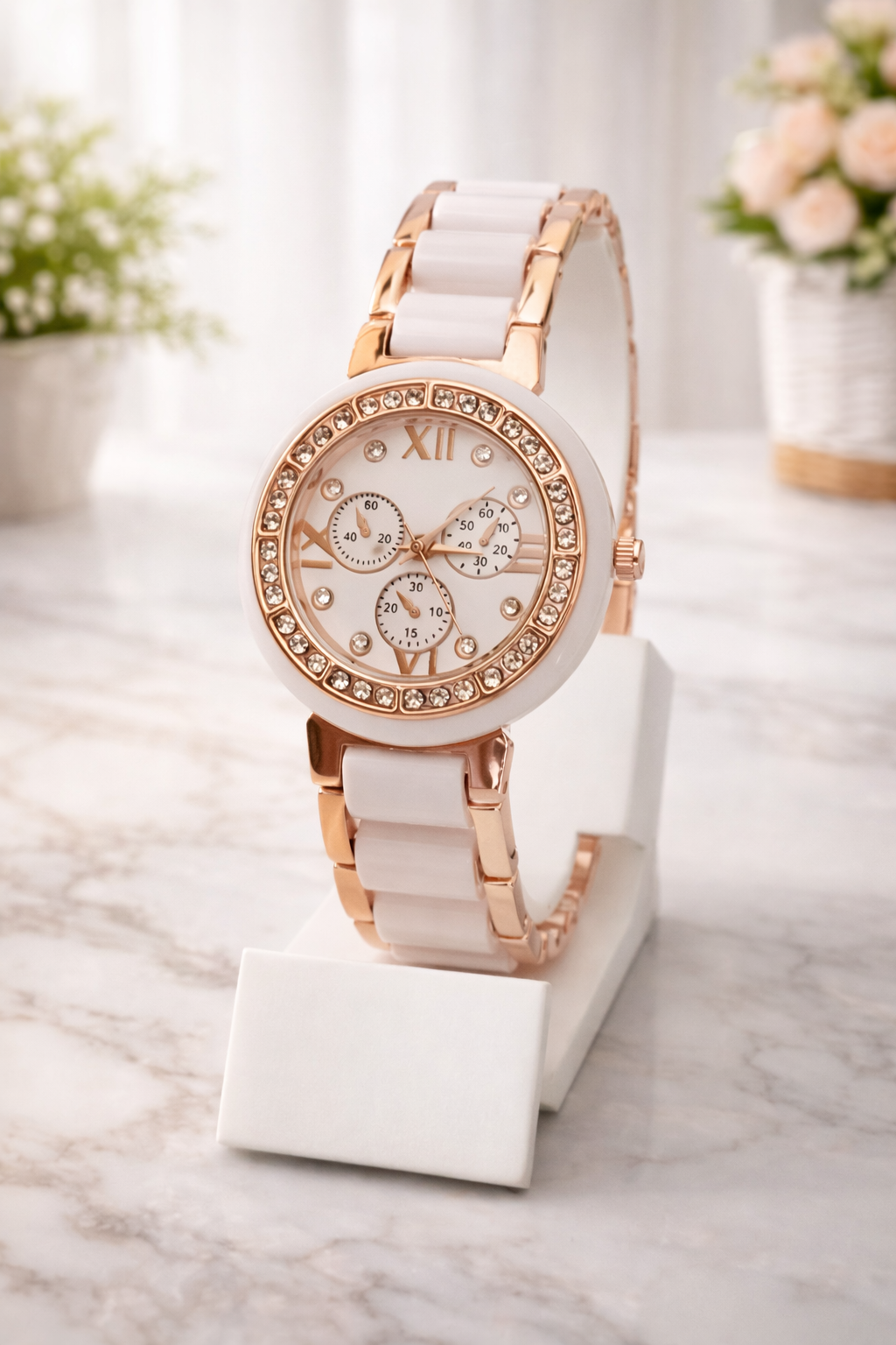 Elegant Analog Women’s Watch Combo (Set of 2) | Round Dial | Metal Strap | Quartz Movement | Stylish Casual & Party Wear