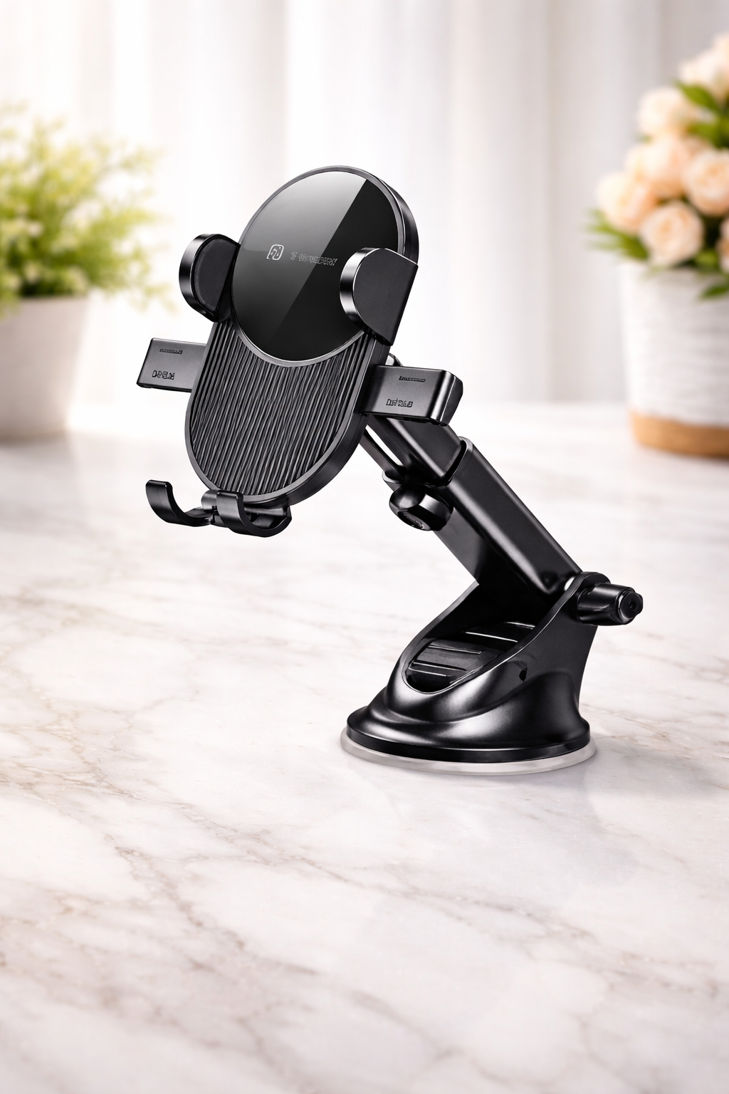 360° Rotating Car Mobile Phone Holder | Strong Grip Dashboard & AC Vent Mount | Universal for All Smartphones