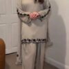Muslin Embroidery Punjabi Suit Set With Organza Dupatta